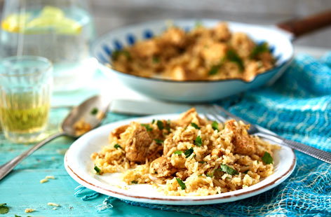 Try this super speedy easy chicken biryani for a fuss-free midweek meal that's ready in under half an hour