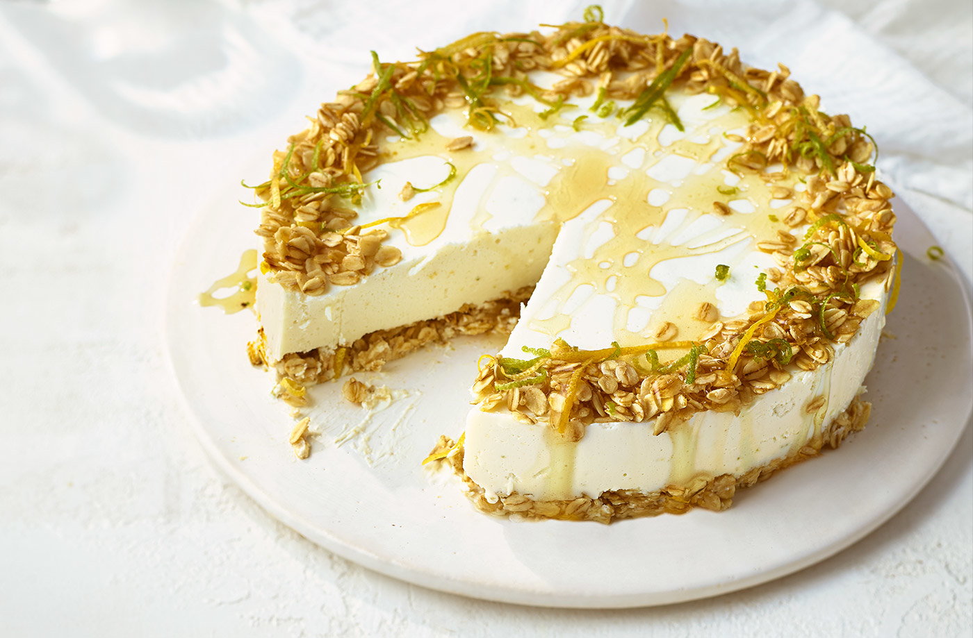 Lemon and lime cheesecake recipe