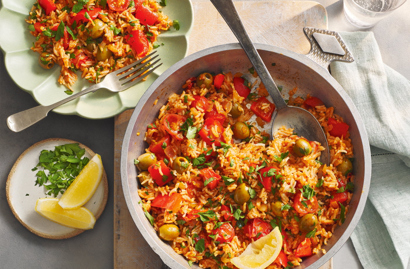 One-pan tomato pilaf recipe