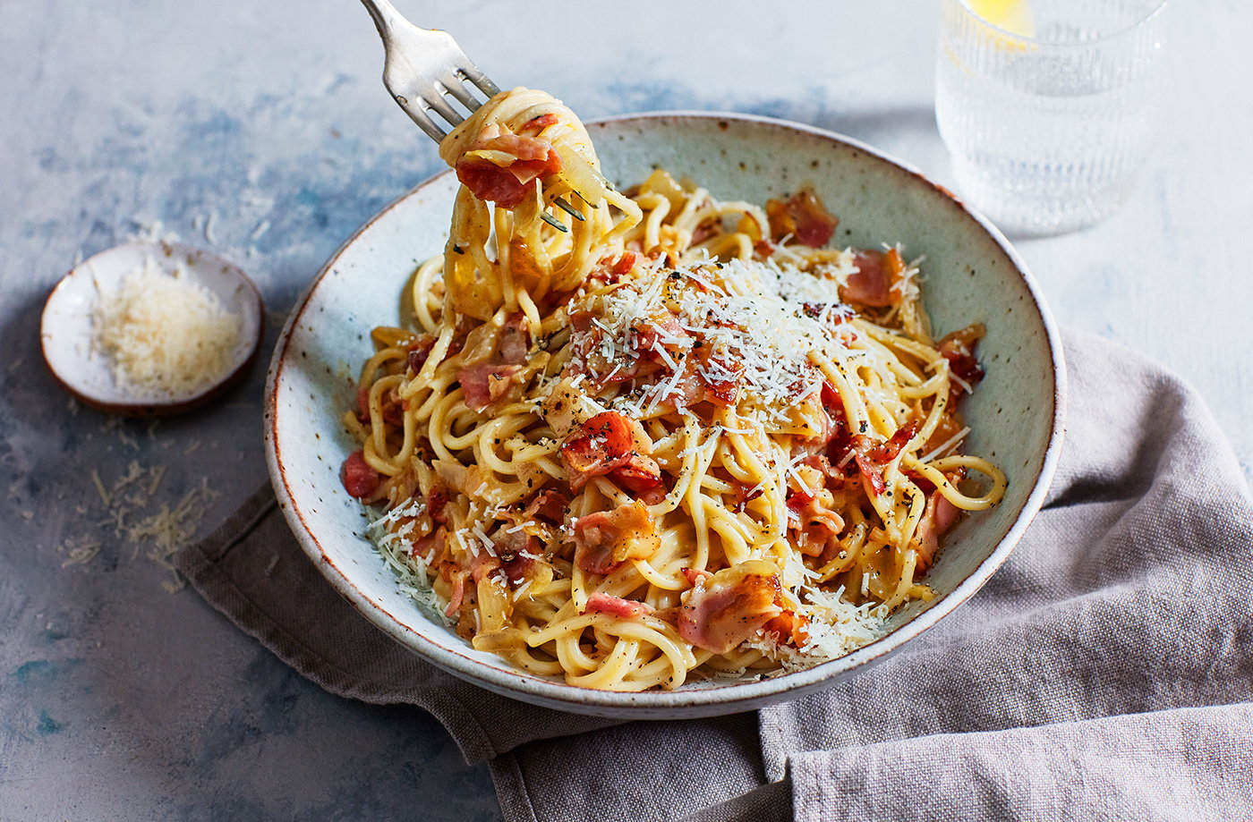 Spaghetti carbonara recipe