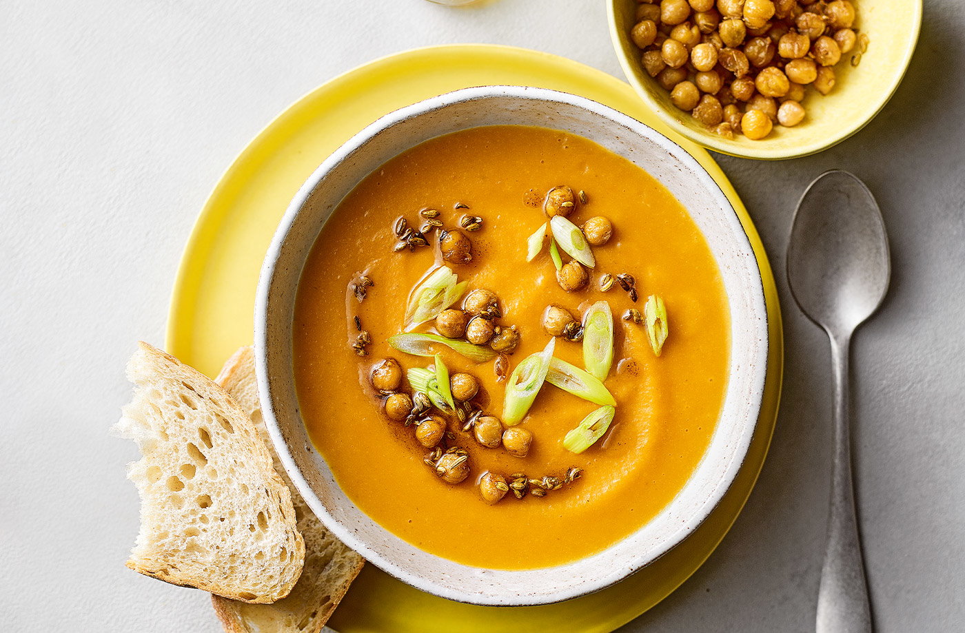 Spiced sweet potato soup recipe