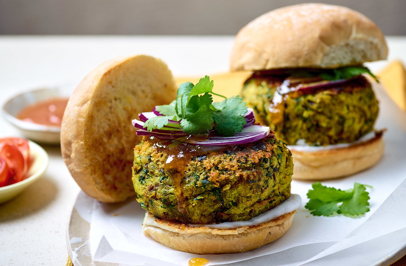 Spicy potato burgers (Vada Pav)