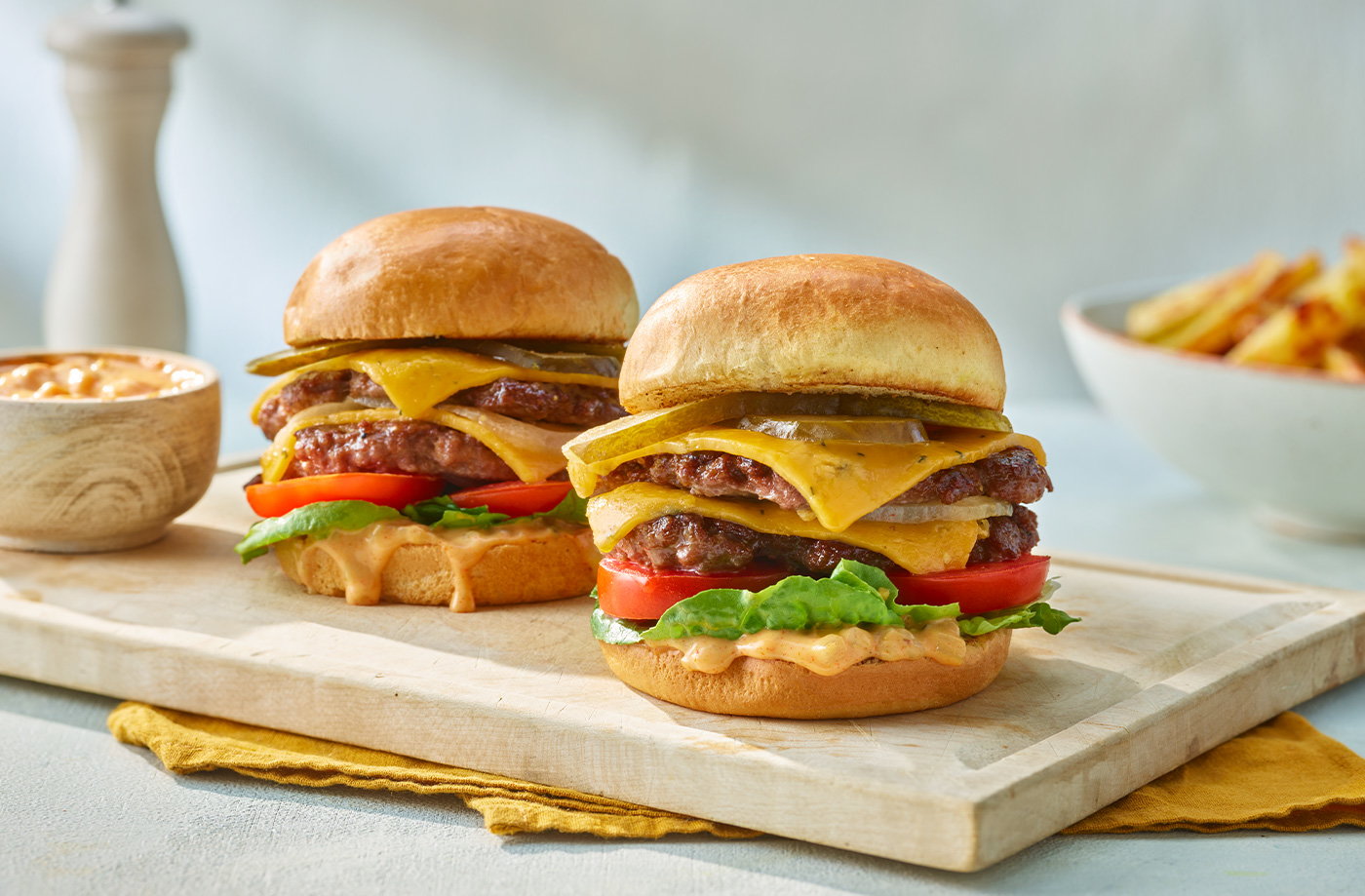 Smash burgers recipe