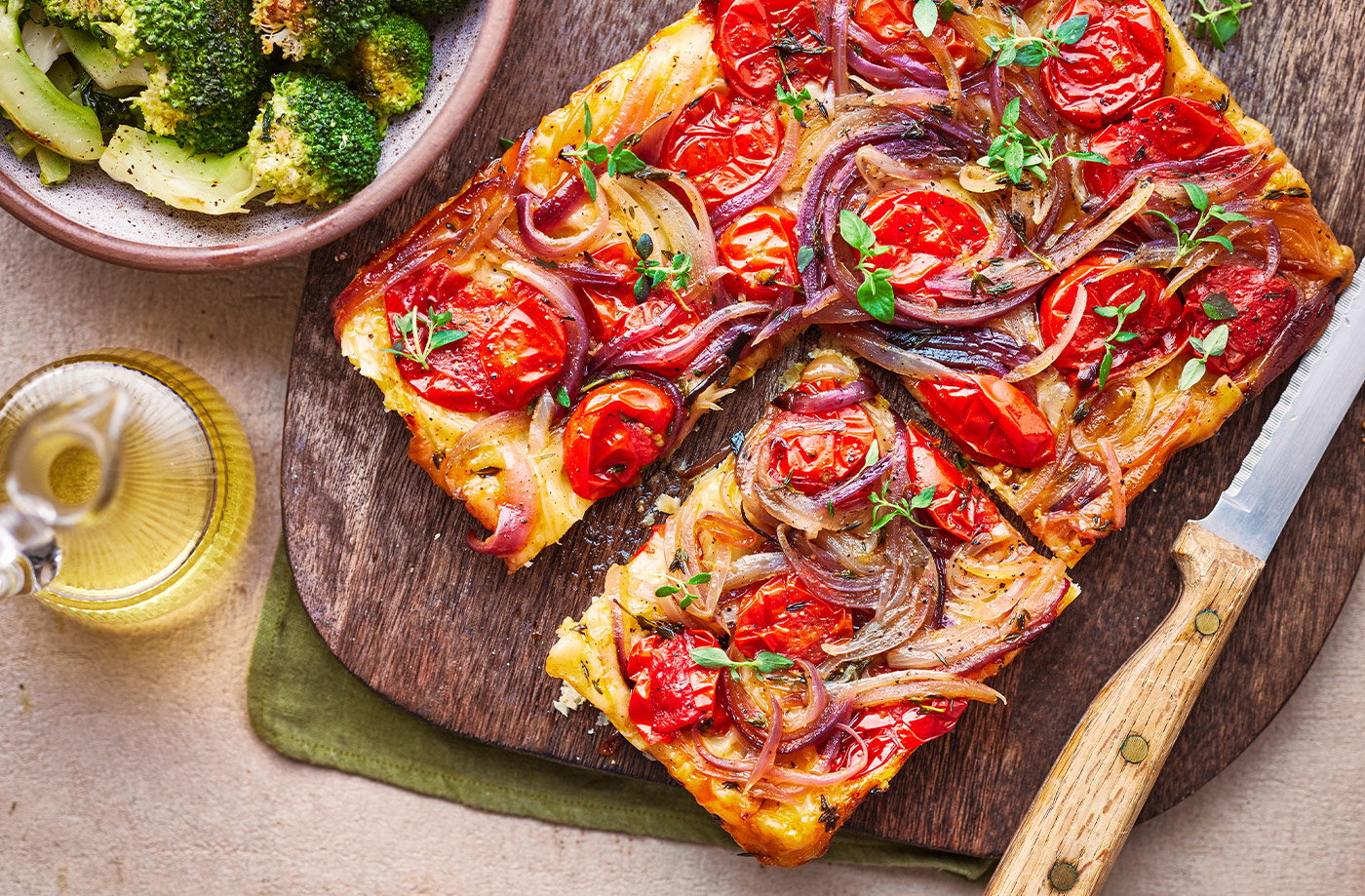 Upside-down tomato tart recipe