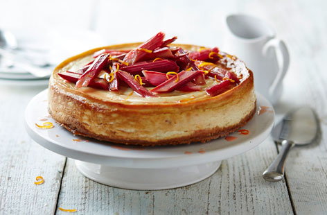 This ginger and rhubarb cheesecake is beautifully elegant and yet marries two classic cornershop ingredients: gingernuts and cream cheese. You could make the filling and base the day before, but don't top with the rhubarb until you're a few hours from serving.