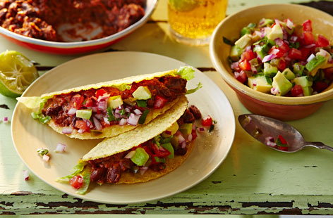 Refried beans are quick and easy to rustle up at home and make a tasty midweek meal