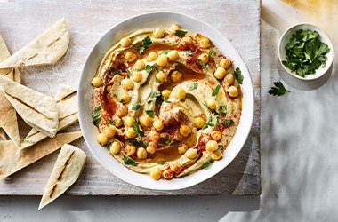 Big-batch houmous