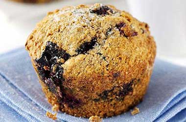 Blueberry bran muffins