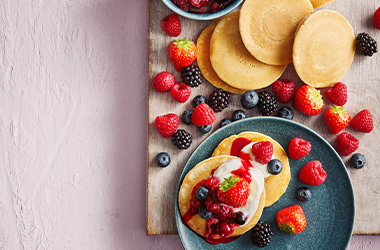 Valentine's Day breakfast grazing board