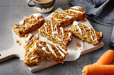 Carrot cake flapjacks