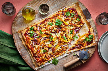 Chicken fajita pizza