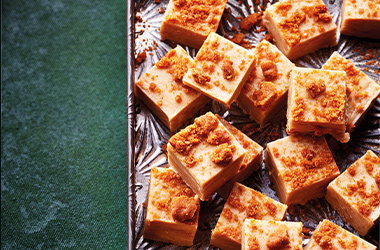 Microwave speculaas fudge