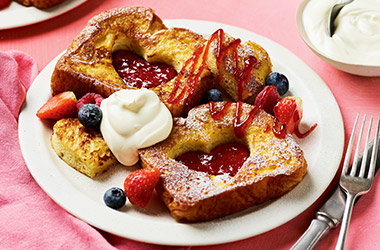 Queen of Hearts French toast