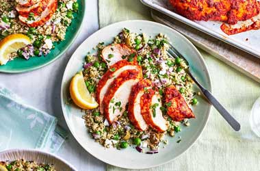 Spicy chicken and couscous salad