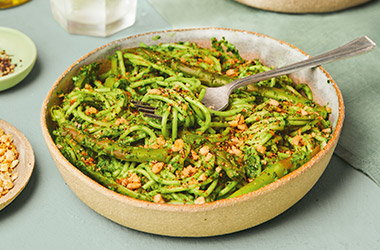 Super-green pasta