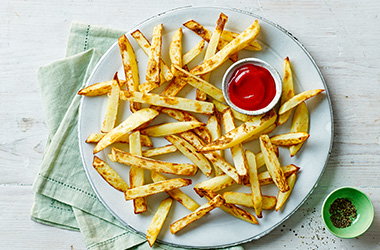 Air-fryer chunky chips