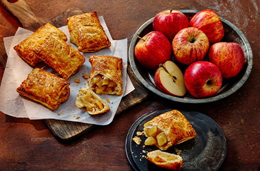 Toffee apple hand pies