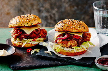 Buttermilk chicken burger