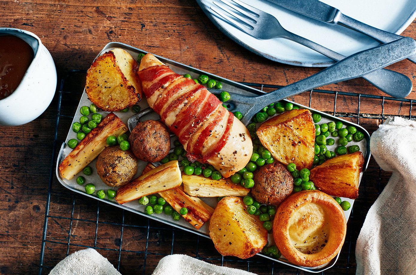 One-tray roast dinner