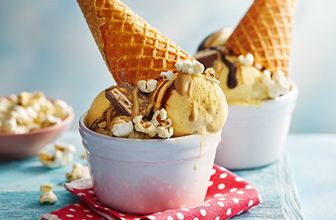 The classic flavour combo of peanut butter and chocolate gets turned up a notch in this super-simple dessert perfect for those hot summer days