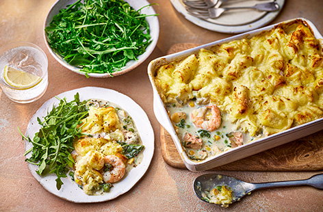 This family-friendly classic uses shortcut ingredients, meaning it's quick to assemble and packed full of tasty veg. Try whipping this up for your next staycation when you're without all your favourite utensils. 