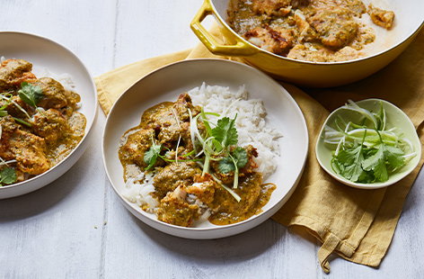 Creamy and fragrant, Goan curry hails from Goa in western India and is a great go-to when you have some fish to use