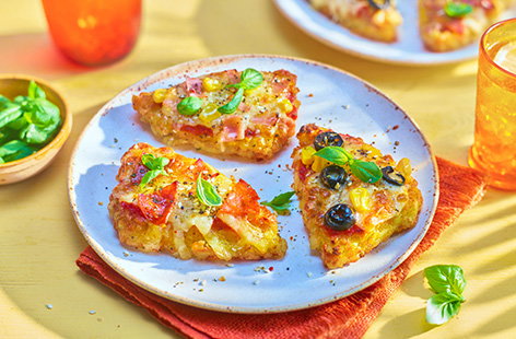 We've given everyone's favourite breakfast item an Italian twist in this hash brown pizza recipe