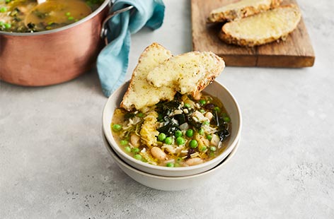 Jamie says: 'Wholesome, hearty and flexible, this humble soup will give you a big hug on a chilly night'