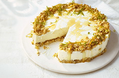 This delicious, zesty cheesecake proves that desserts can be made healthier without compromise on flavour