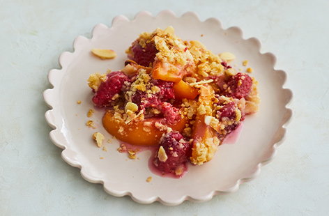 This cheerful pud is super-speedy to prepare and a great one for the kids to make