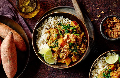 Try this fragrant and nutrient-rich vegan curry for a delicious and easy weekday meal