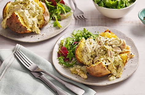 A staple for many, the humble jacket potato can be made more quickly in the air-fryer than the oven and gets that delicious crisp you don’t find in the microwave. 