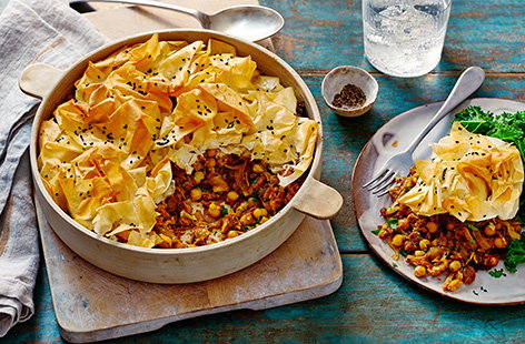 Try making this Moroccan ham hock pie for a special dinner to impress your guests