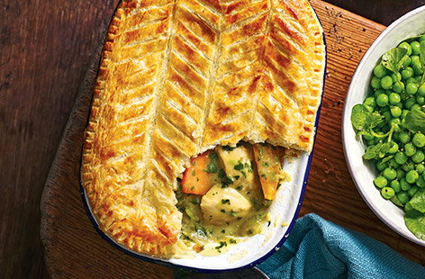 This take on a classic pub pie is just the right mix of fresh and indulgent