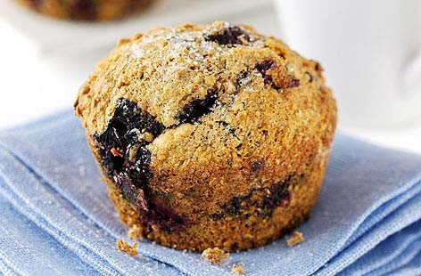 Bursting with anti-oxidant-packed blueberries, this light and moist bake is a healthier alternative to a traditional blueberry muffin and perfect for a lunchbox or snack.