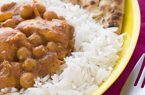 Full of flavour, this chicken curry is made with succulent chicken thighs and chickpeas for a real protein punch - perfect as a hearty get-together dish with family or friends. Serve with fluffy rice, fresh coriander and warm naan bread on the side.