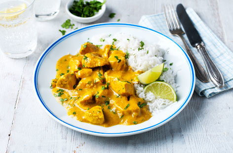 Healthy chicken korma