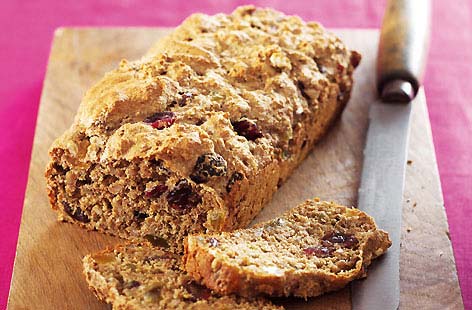 A simple soda bread is one of the simplest bakes out there. This fruit and seed soda bread recipe ups the difficulty slightly due to the fact you've got to soak a selection of dried fruit but it also ups the satisfaction you'll get from eating it significantly.