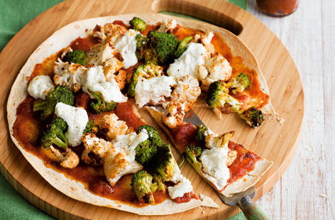 Lighter than pizza, this makes a great alternative to the usual family favourite