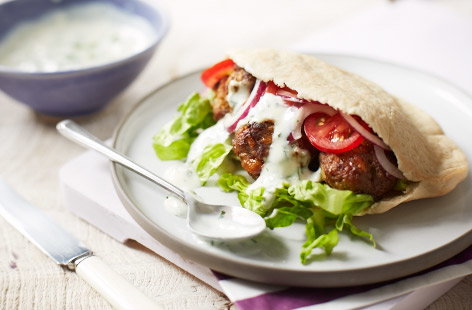 If you don't eat dairy, or are cutting back, then give this lamb kofte kebabs a whirl, as the herby sauce is made using Free From natural yogurt. Full of flavour and some generous spice, tangy apricot makes the koftes even more delicious.