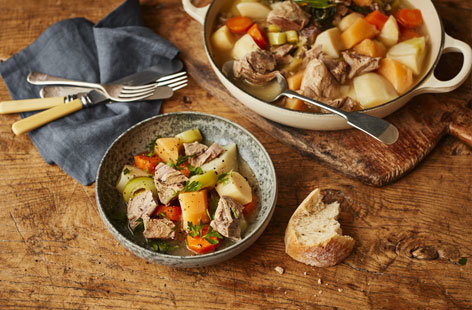 Serve up a real feast for the family this weekend with this tender lamb stew. Inspired by a traditional Welsh cawl, this recipe is packed root vegetables to make it a hearty and satisfying meal.