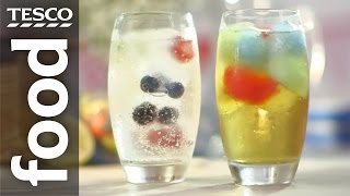 How to make coloured ice cubes