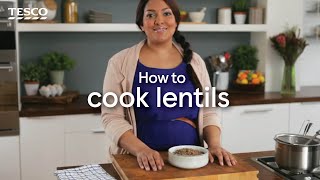 How to cook lentils