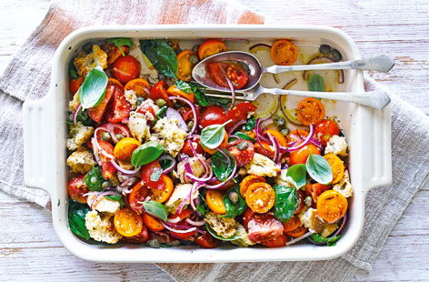 Brighten up any summer spread with this colourful mixed Italian salad.