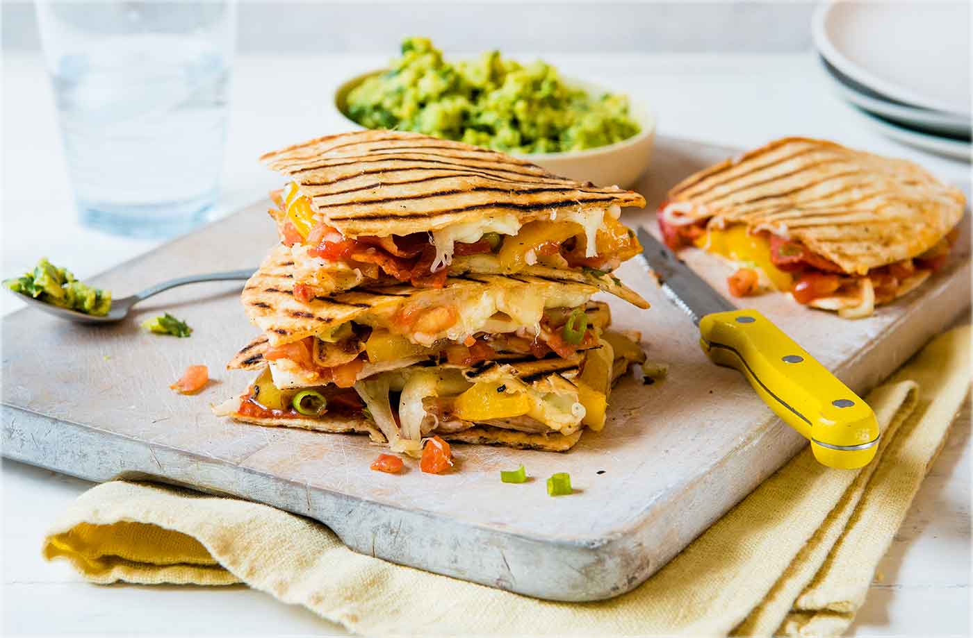 BBQ chicken quesadilla