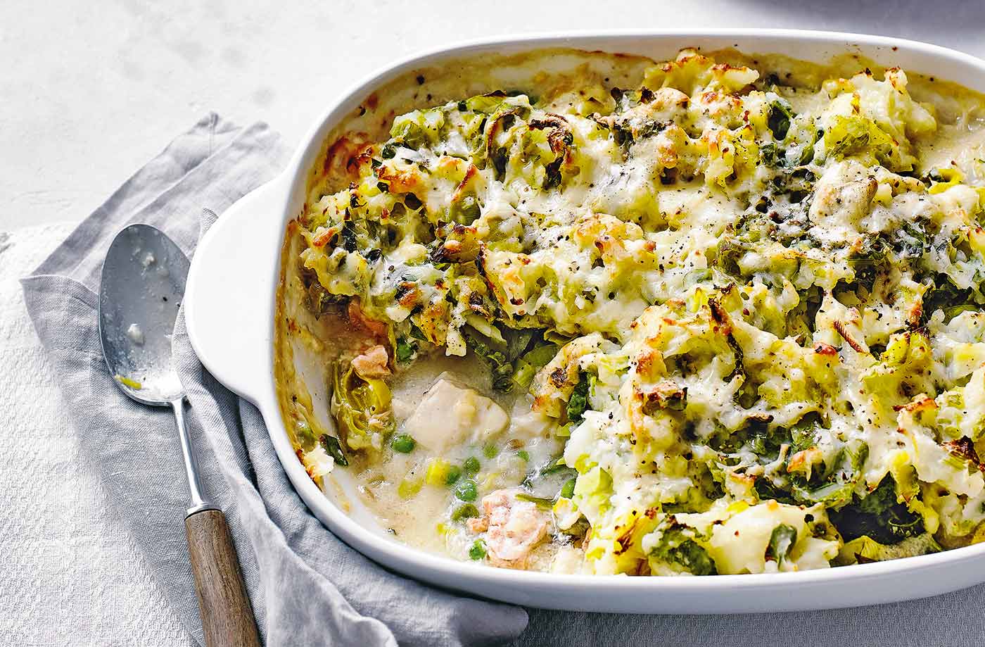 Colcannon fish pie recipe