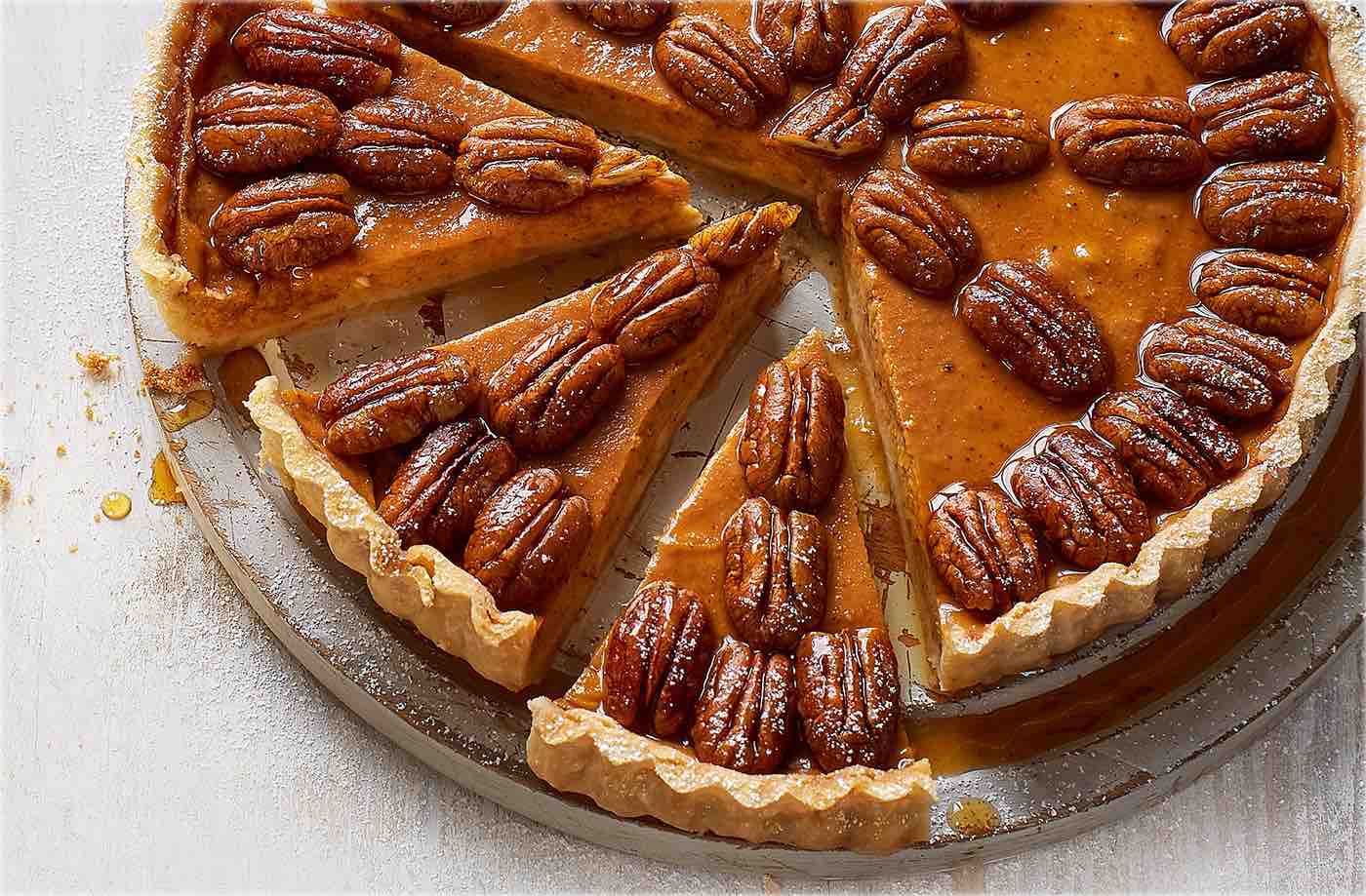 Pumpkin and pecan pie recipe