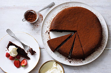 Chocolate olive oil cake