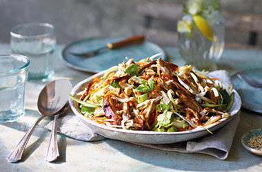 Chopped Asian chicken salad