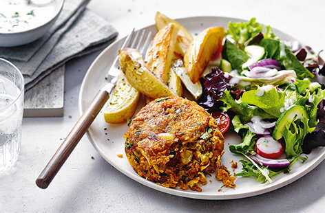 Baked butter bean and sundried tomato burgers